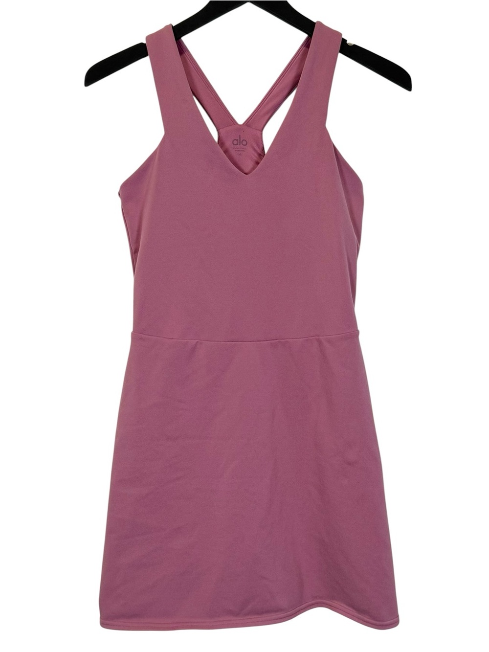 ALO Yoga Size M Airbrush Real Tennis Mini Dress Soft Mulberry - Picture 3 of 10
